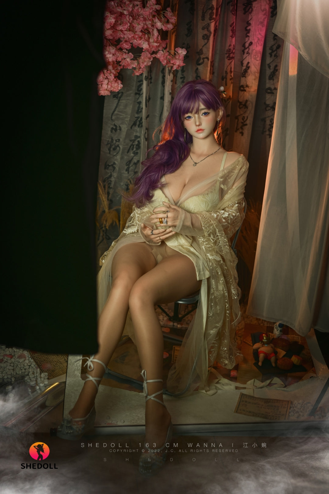 Quero boneca sexual (SHEDOLL Copo H de 163 cm #SH222 2.0 Silicone)