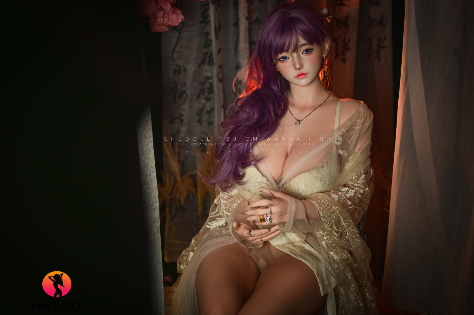 Quero boneca sexual (SHEDOLL Copo H de 163 cm #SH222 2.0 Silicone)