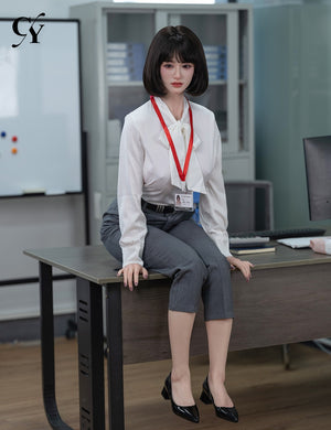 Shizukawa yuri muñeca sexual (TOP CYDOLL 168 cm F-Kupa TPE+Silicona)