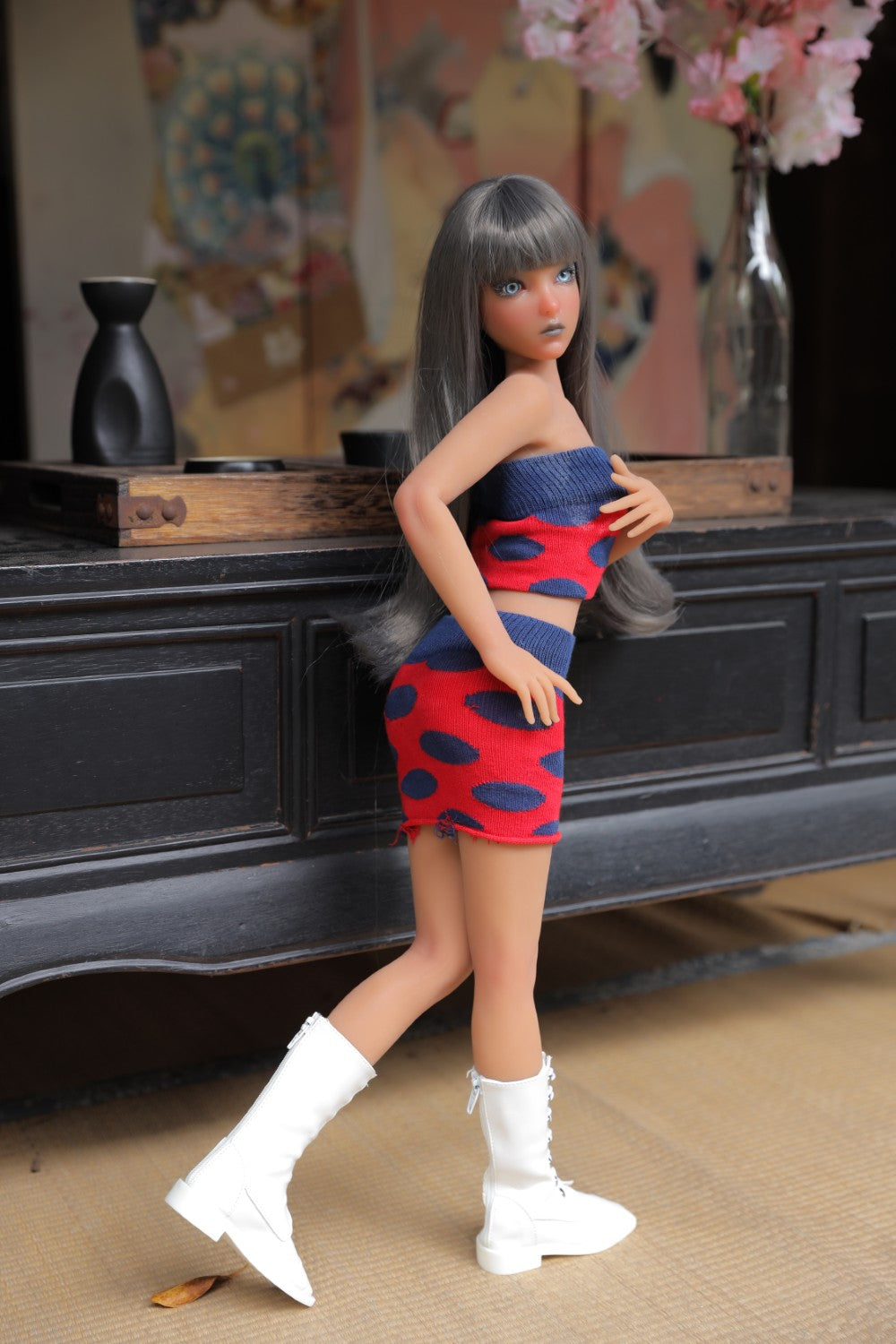Boneca sexual Momoko (Climax Doll Mini copo B 60cm Silicone)