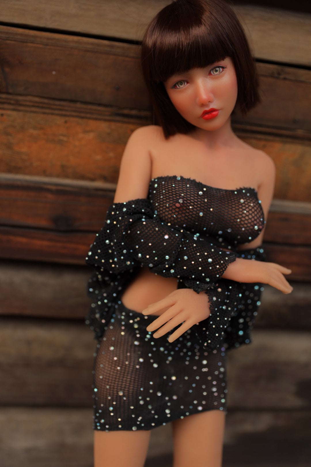 Raka muñeca sexual (Climax Doll Mini silicona de copa C de 60 cm)