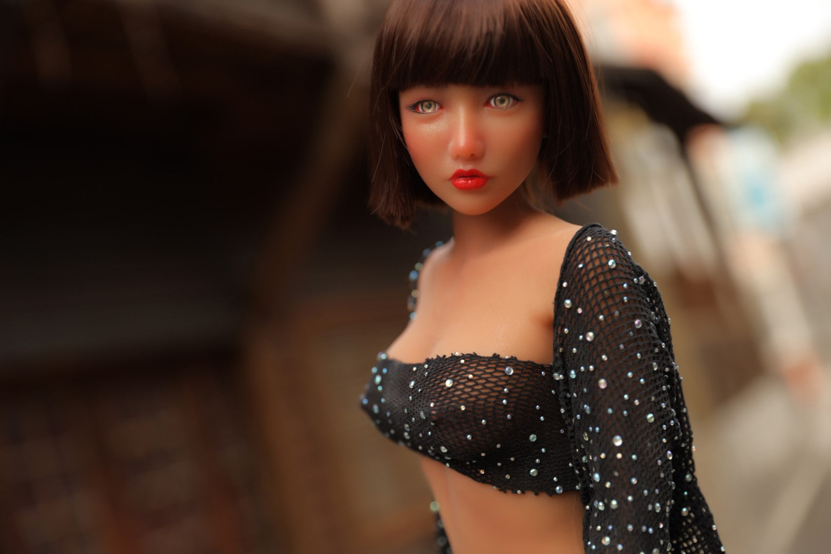 Raka muñeca sexual (Climax Doll Mini silicona de copa C de 60 cm)