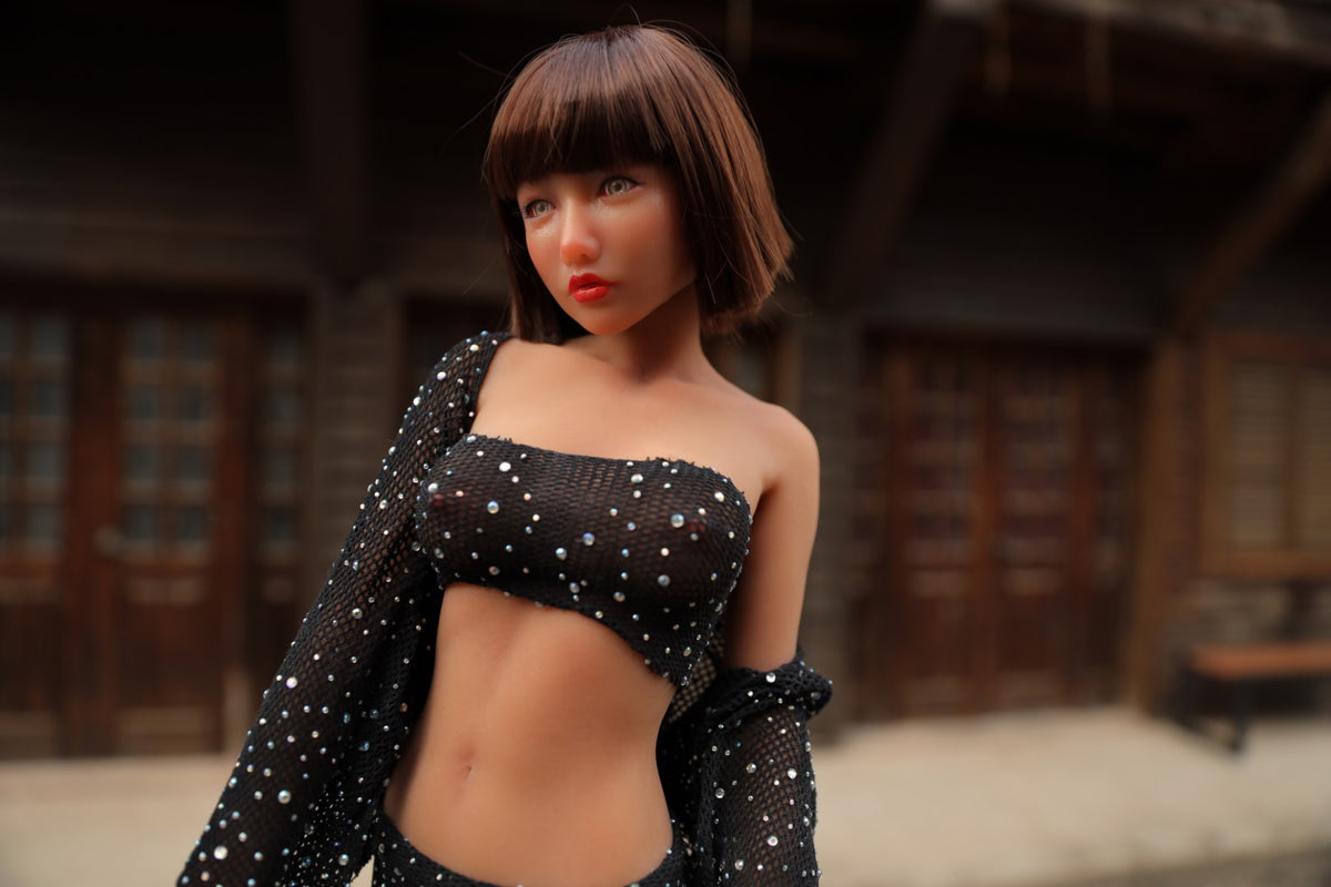 Raka muñeca sexual (Climax Doll Mini copa C de silicona de 60 cm)