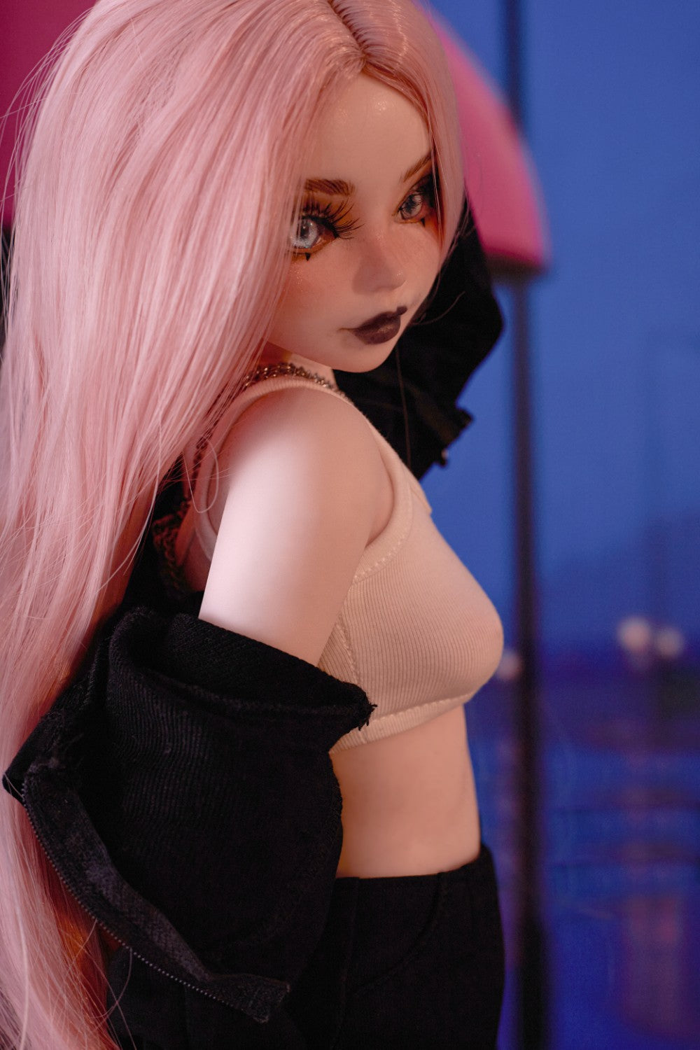 Hilario muñeca sexual (Climax Doll Mini copa A de silicona de 60 cm)