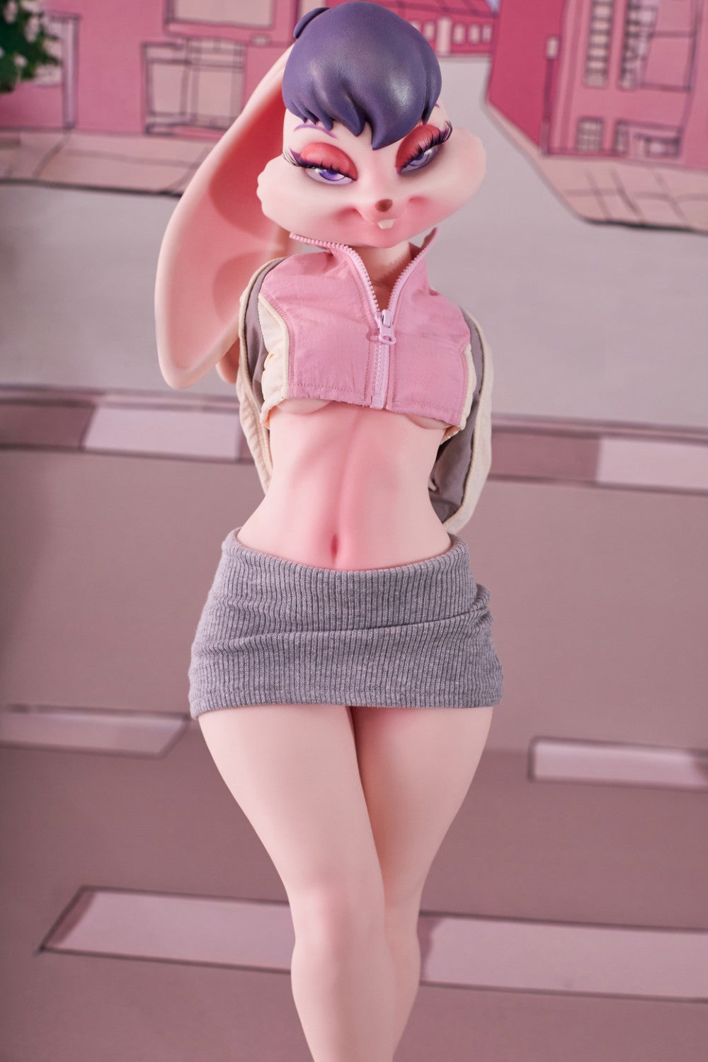 Lori Bunny muñeca sexual (Climax Doll Mini silicona de copa C de 70 cm)