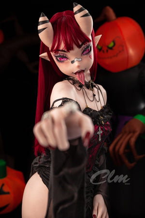 Meru, a boneca sexual de Succubus (Climax Doll Ultra 157cm B-Cup silicone)