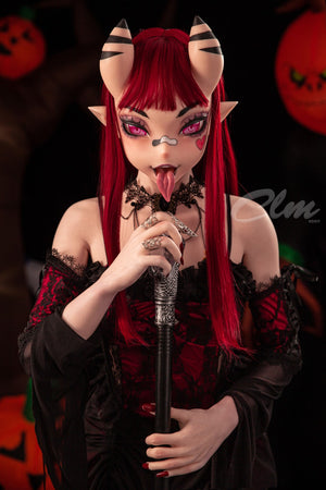 Meru, a boneca sexual de Succubus (Climax Doll Ultra 157cm B-Cup silicone)