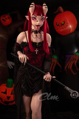 Meru, a boneca sexual de Succubus (Climax Doll Ultra 157cm B-Cup silicone)