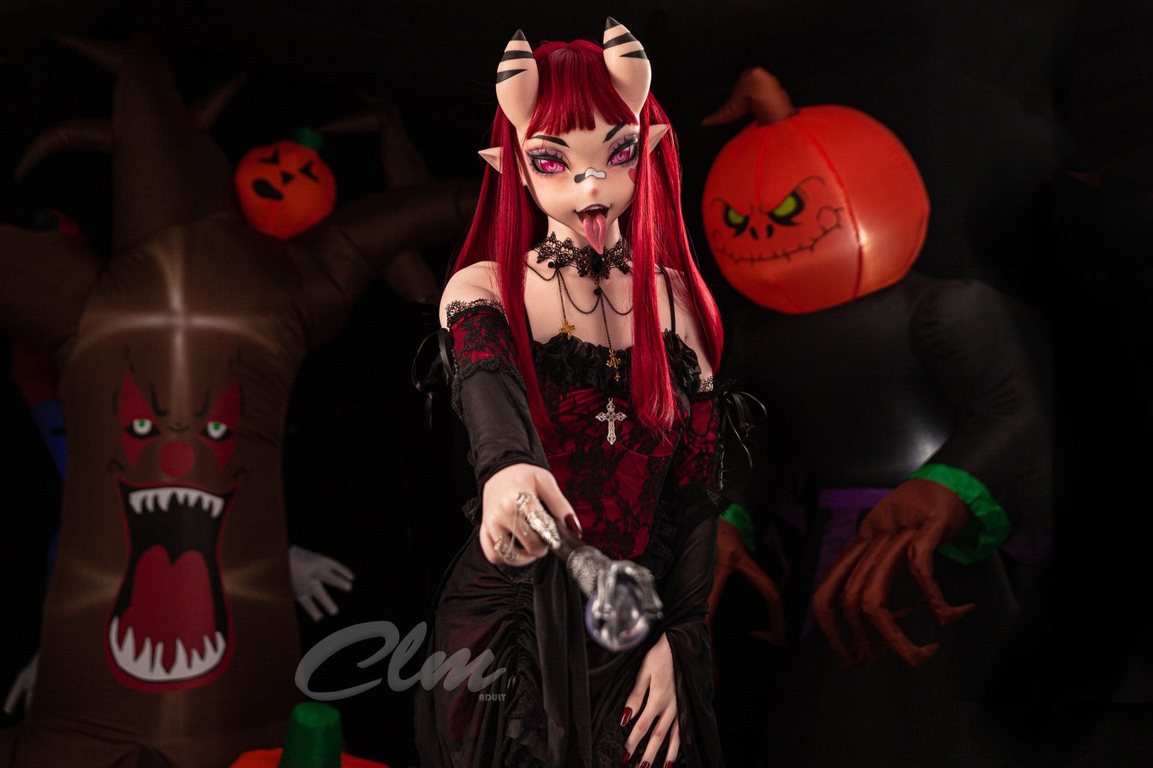 Meru, a boneca sexual de Succubus (Climax Doll Ultra 157cm B-Cup silicone)
