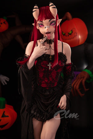 Meru, a boneca sexual de Succubus (Climax Doll Ultra 157cm B-Cup silicone)