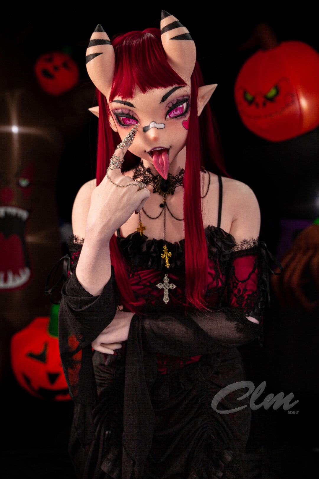 Meru, a boneca sexual de Succubus (Climax Doll Ultra 157cm B-Cup silicone)