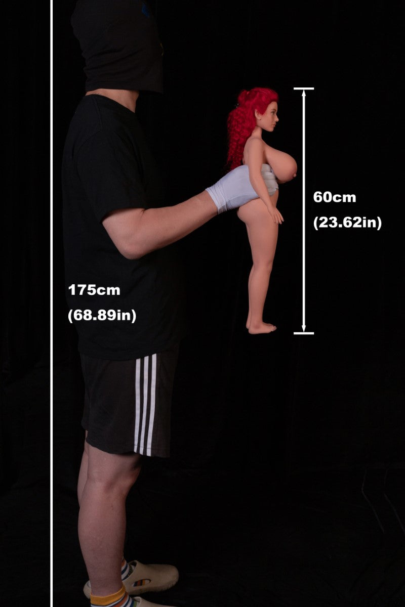 Boneca sexual Hedy (Climax Doll Mini copo C de silicone de 60cm)