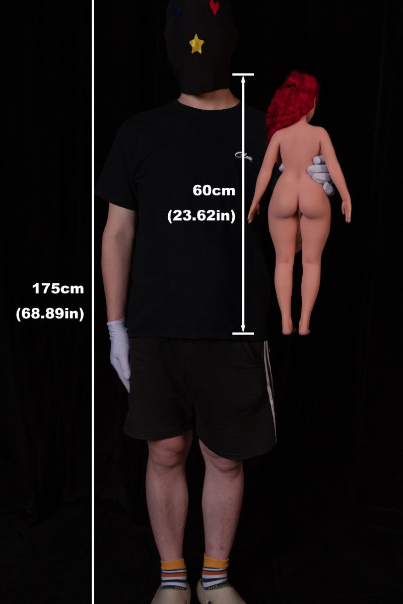 Boneca sexual Hedy (Climax Doll Mini copo C de silicone de 60cm)