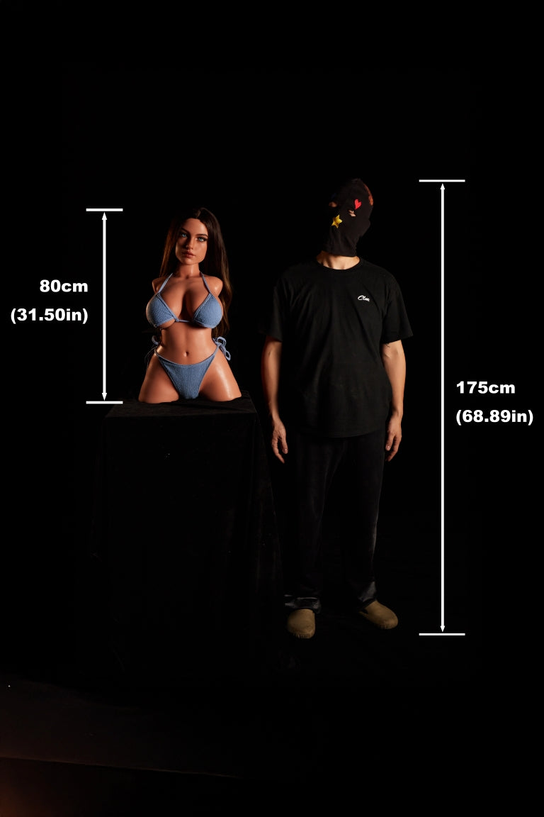 Eliza Torso muñeca sexual (Climax Doll ULW 80cm G copa Silicona)