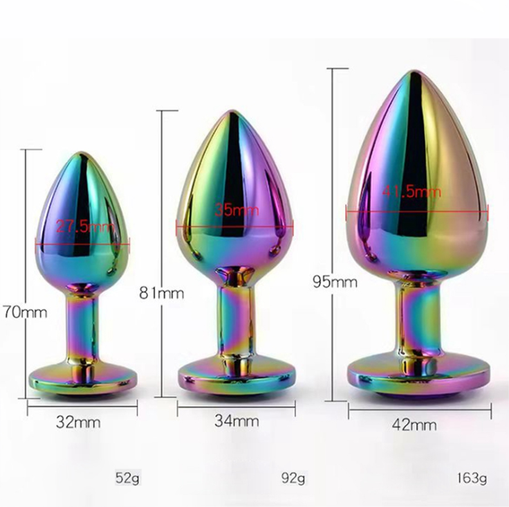 Butt Plug in Aluminium - Defina com 3 tamanhos