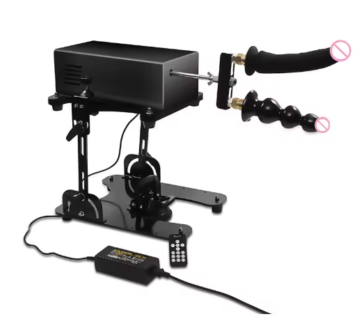 Máquina sexual para doble penetración