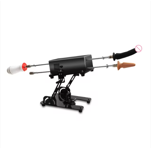 Máquina sexual para doble penetración