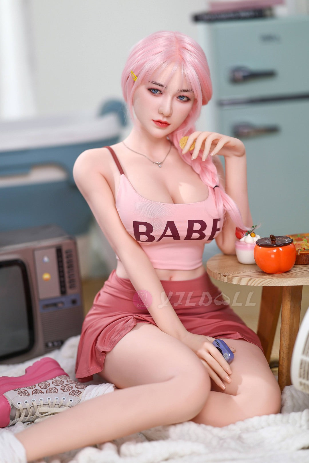 Boneca sexual Ding Li (YJL Doll Copo F de 163cm #844 TPE+Silicone)