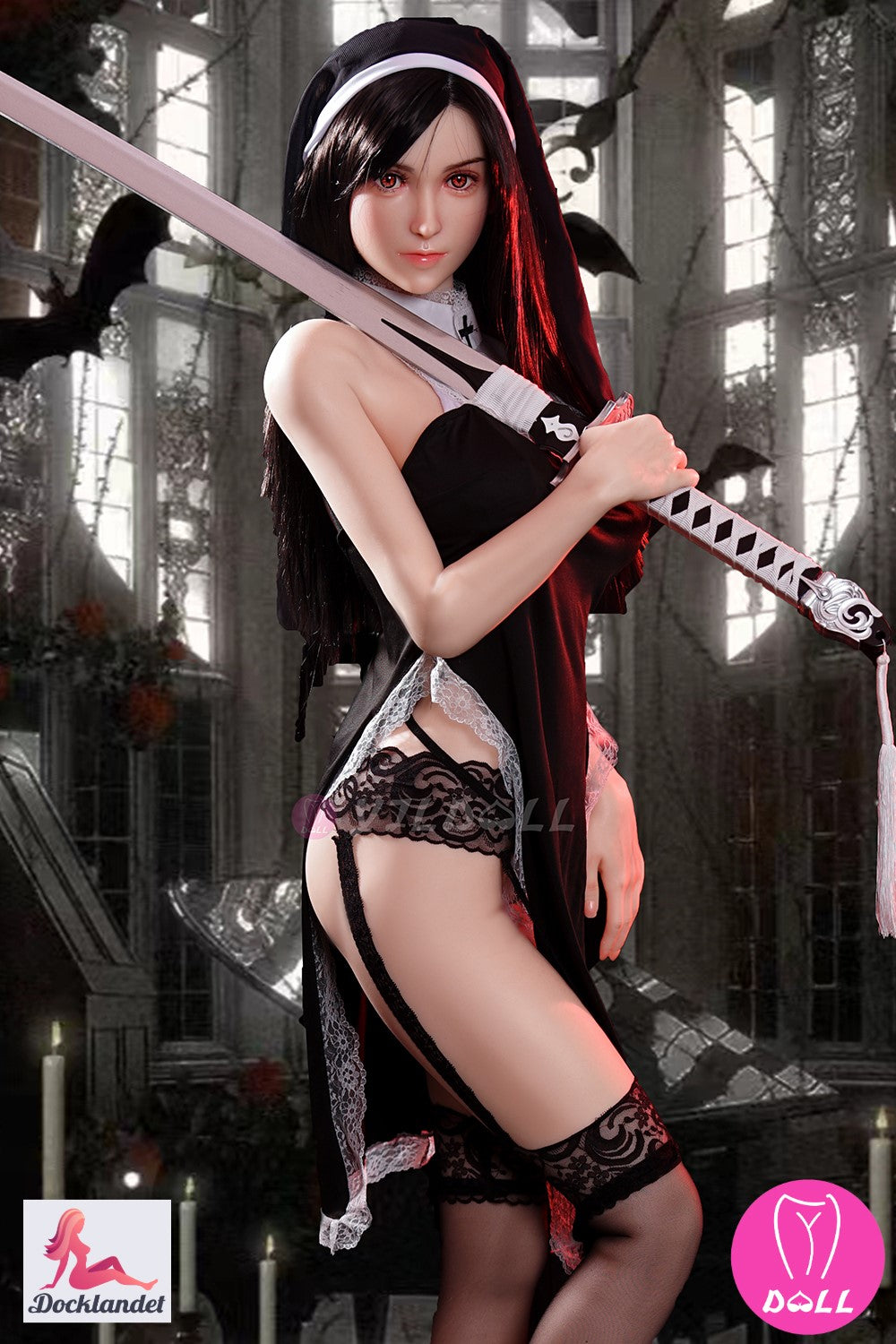 Tiffata muñeca sexual (YJL Doll Copa E de silicona de 165 cm)