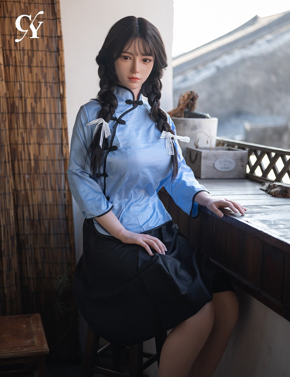 Pálido muñeca sexual (TOP CYDOLL 167 cm copa D TPE+silicona)