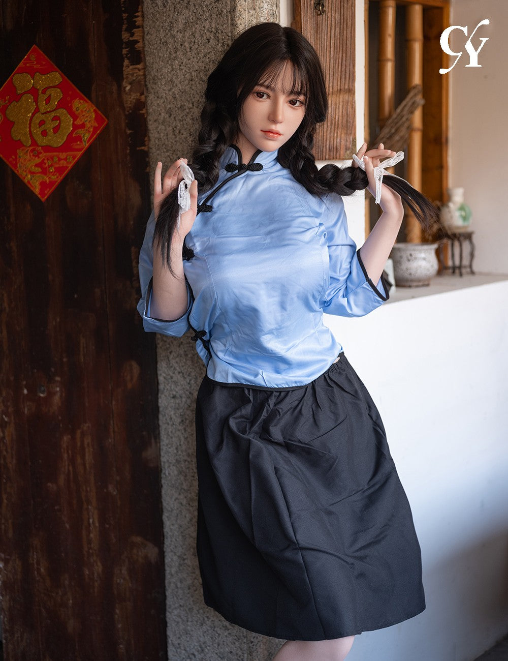 Pálido muñeca sexual (TOP CYDOLL 167 cm copa D TPE+silicona)