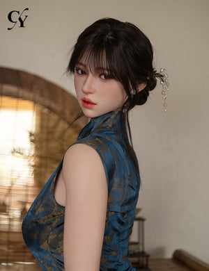 Zhimin muñeca sexual (TOP CYDOLL 168 cm F-Kupa TPE+Silicona)