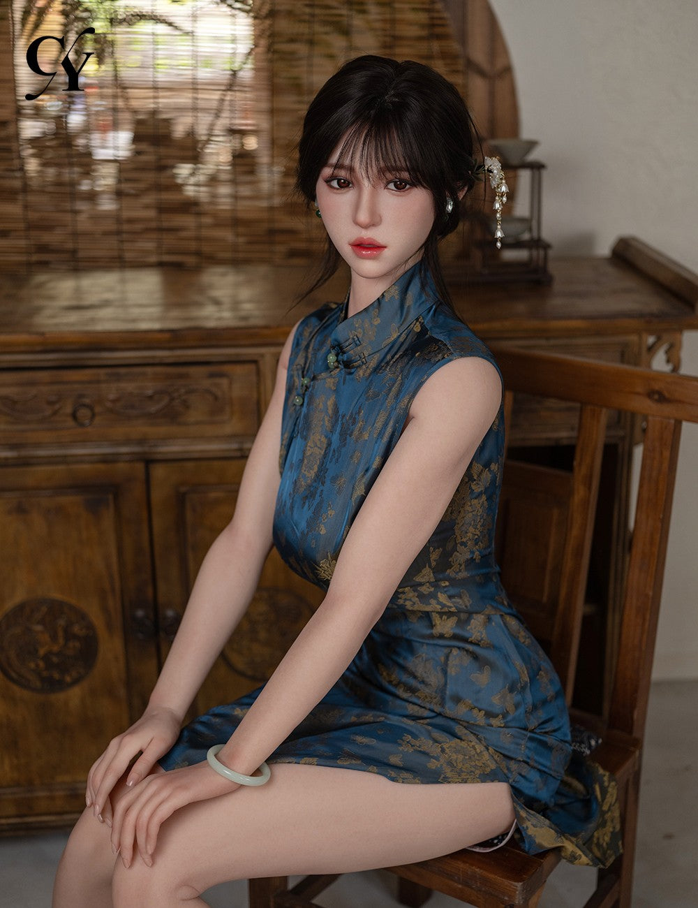Boneca sexual Zhimin (TOP CYDOLL Copo F de 168cm TPE+Silicone)