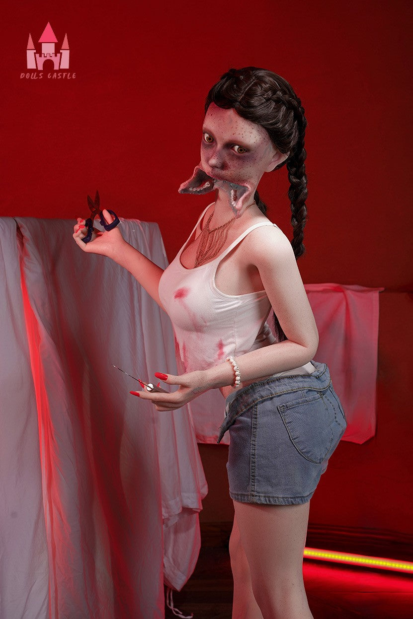 Boneca sexual zombiel (Dolls Castle 156cm d-kupa #z1 silicone)