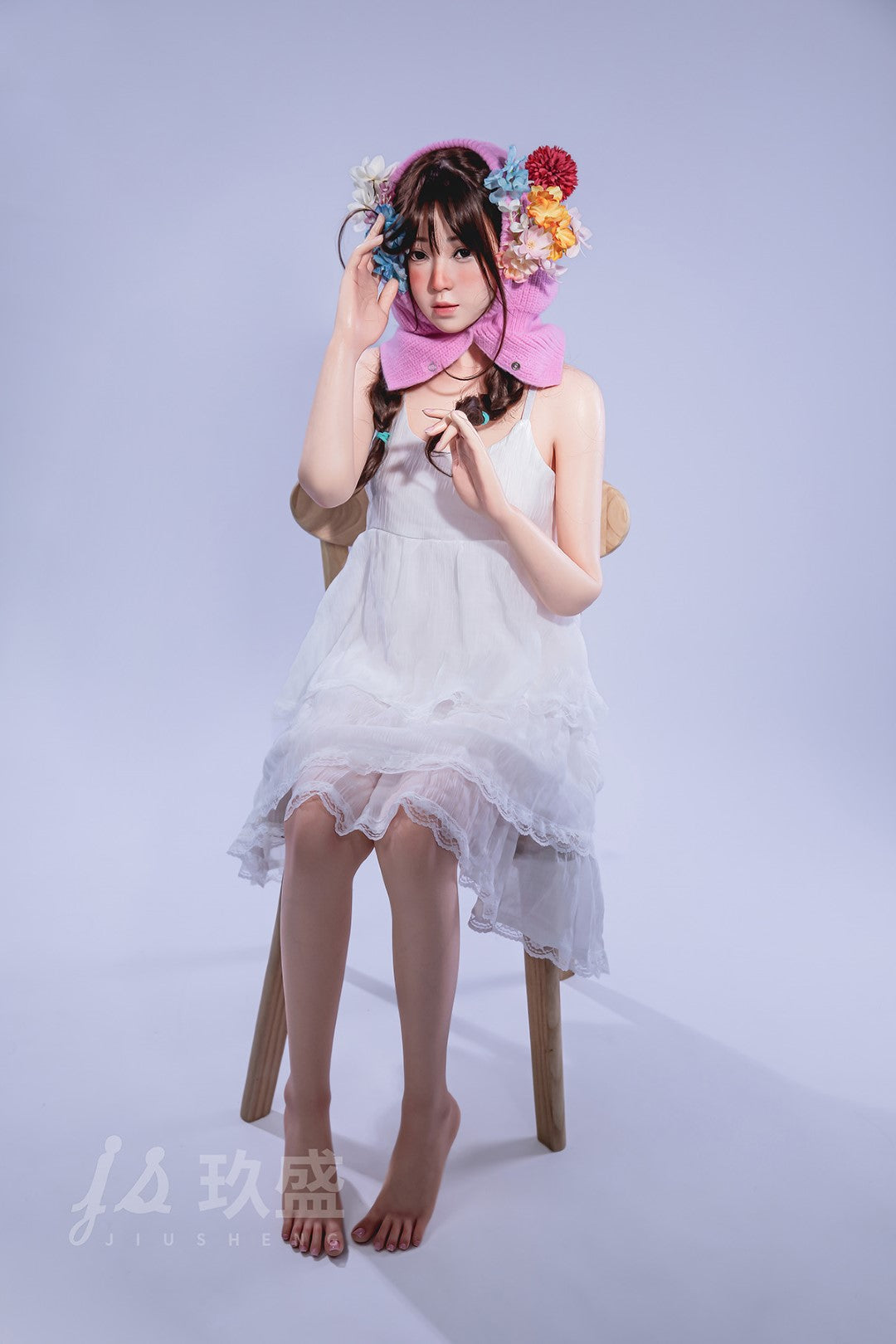 Boneca sexual Enya (Jiusheng 151 cm B-Cup # 56 Silicone)