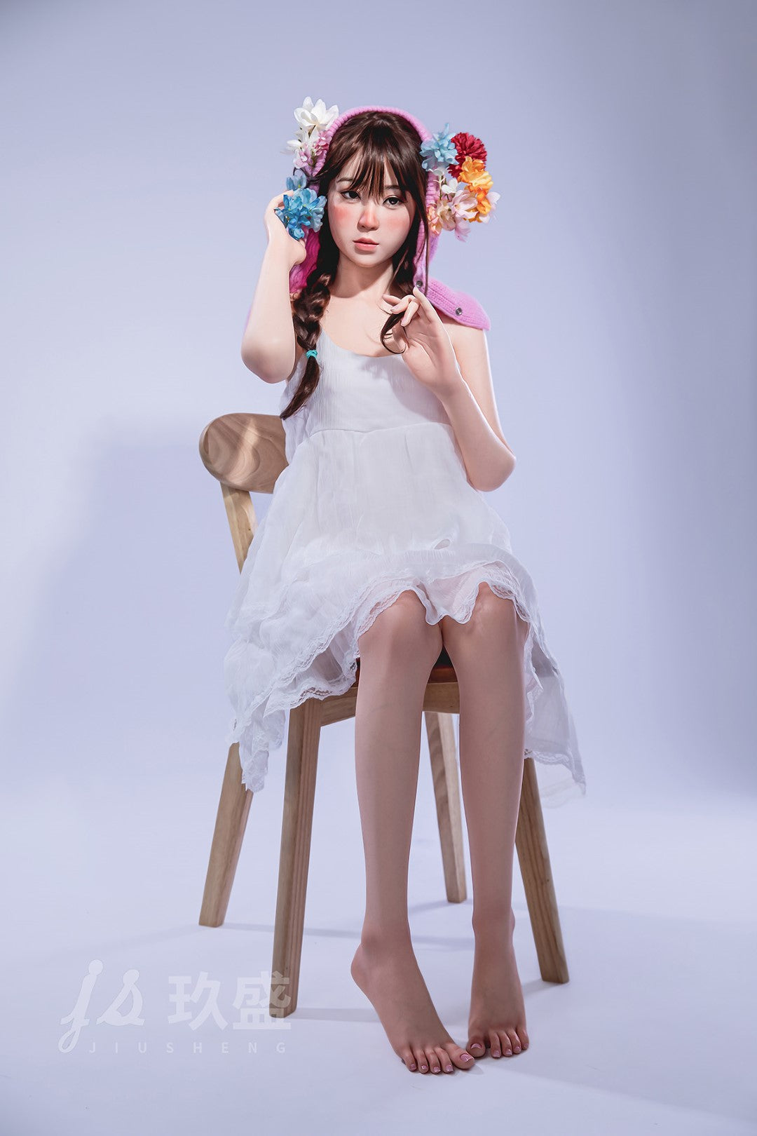 Boneca sexual Enya (Jiusheng 151 cm B-Cup # 56 Silicone)