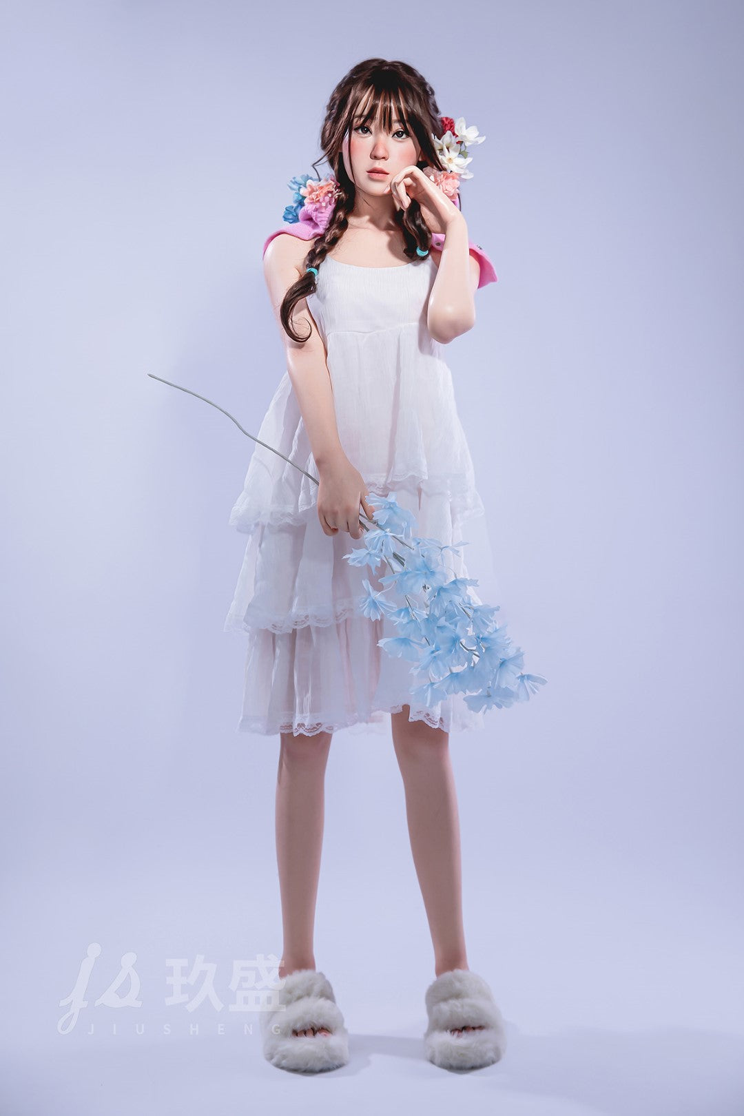 Boneca sexual Enya (Jiusheng 151 cm B-Cup # 56 Silicone)