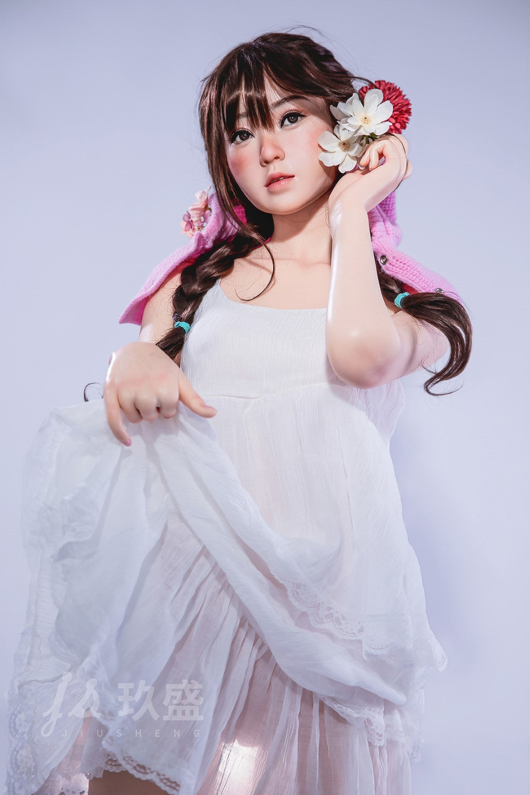 Boneca sexual Enya (Jiusheng 151 cm B-Cup # 56 Silicone)