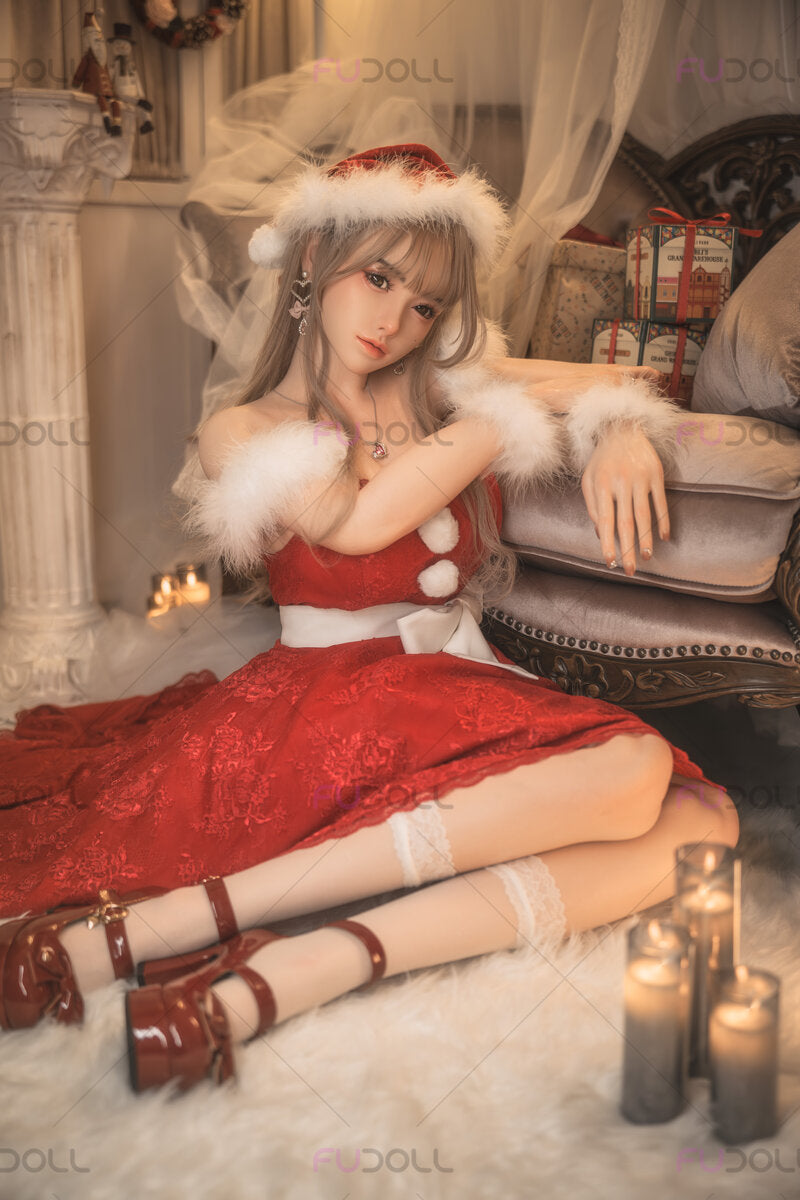 Boneca sexual Miss Santa (FUDoll 165cm F-Cup #J032-1 Silicone)