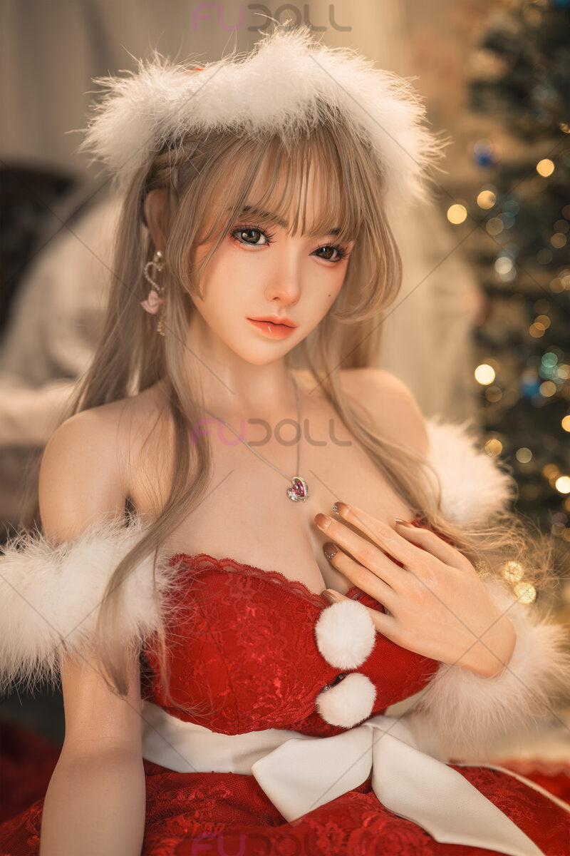 Boneca sexual Miss Santa (FUDoll 165cm F-Cup #J032-1 Silicone)