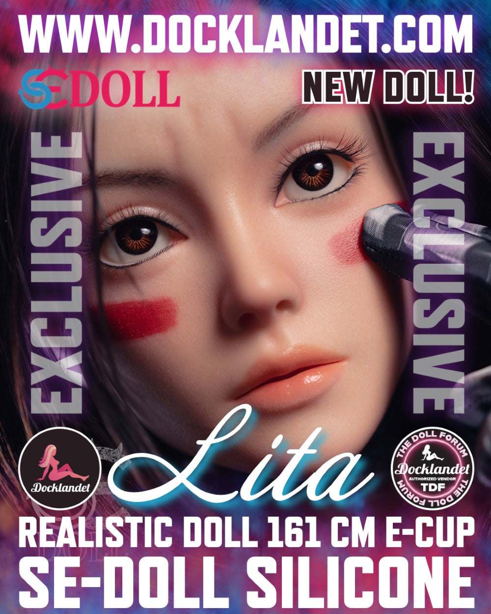 Lita.Uma boneca sexual "Alita" (SEDoll Copo E de 161 cm #149SC Silicone Pro)