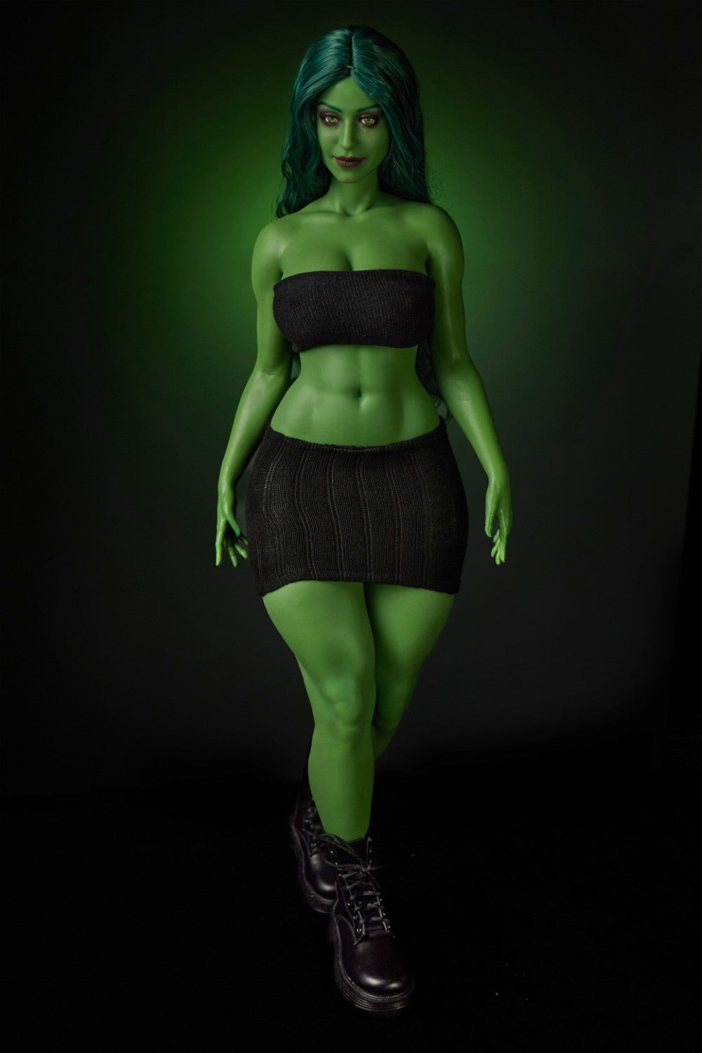 She Hulk Sexdocka (Climax Doll Mini 70cm D-kupa Silikon)