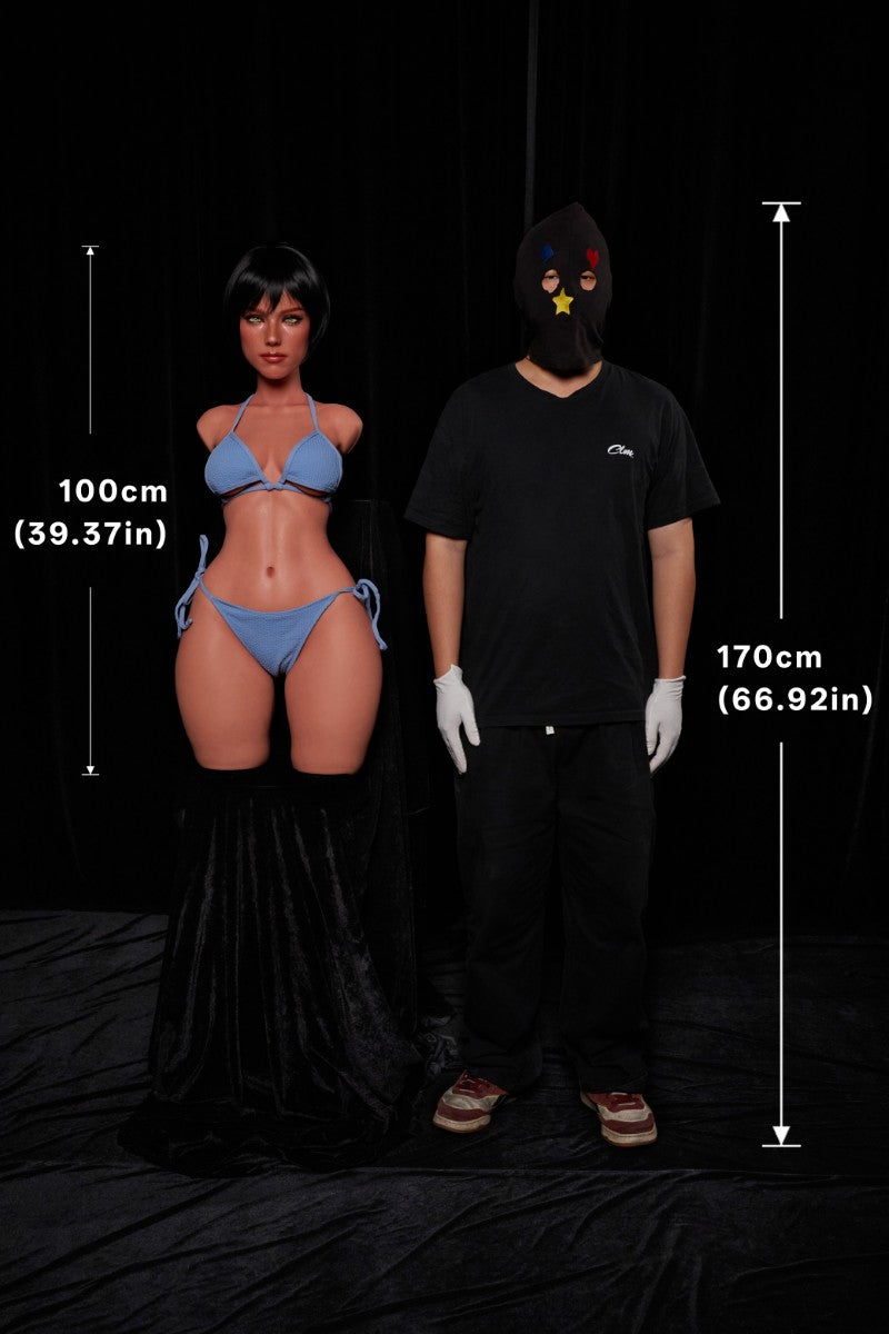 Livia Torso muñeca sexual (Climax Doll ULW 100 cm E-cup silicona)