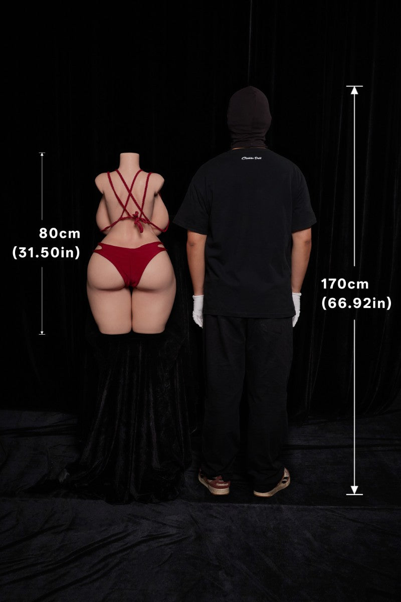 BBW Boneca sexual torso (Climax Doll Silicone ULW 80cm K-cup)