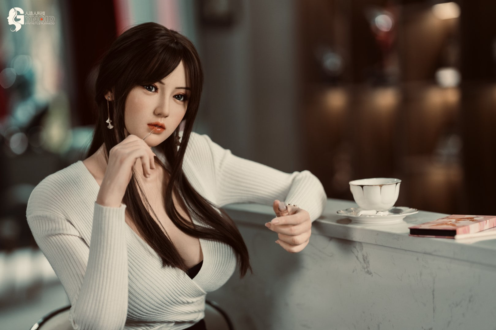Boneca sexual Leyla Modelo 19R Deluxe (Gynoid Doll Silicone F-Cup F-Cup de 168 cm)