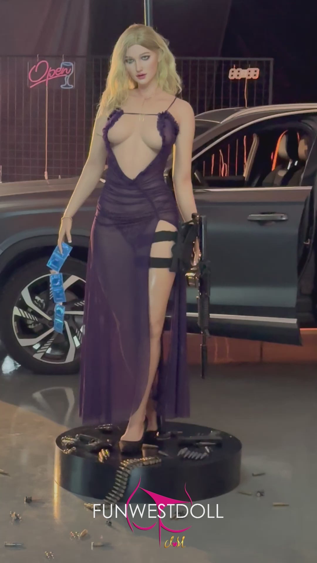 Skylar boneca sexual (FunWest Doll Copa D de 168 cm #044S RST Silicone)