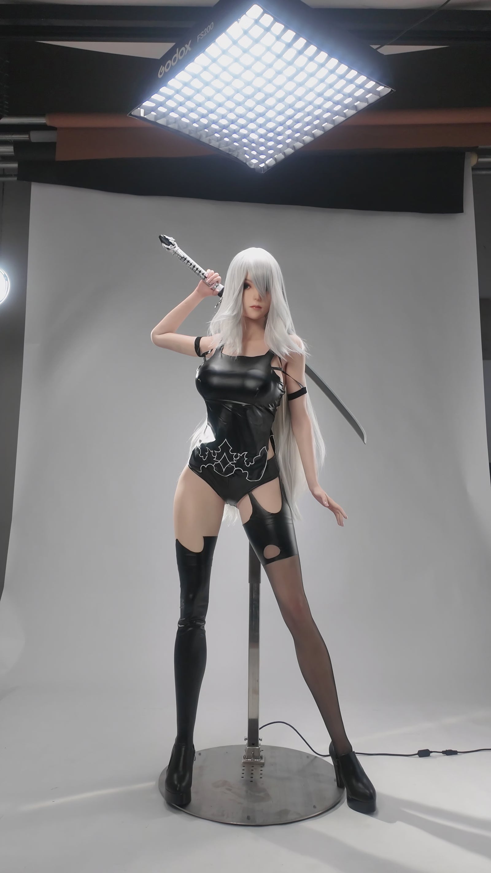 Boneca sexual Yorha A2 (Game Lady Copo E de 171 cm No.18-2 Silicone)