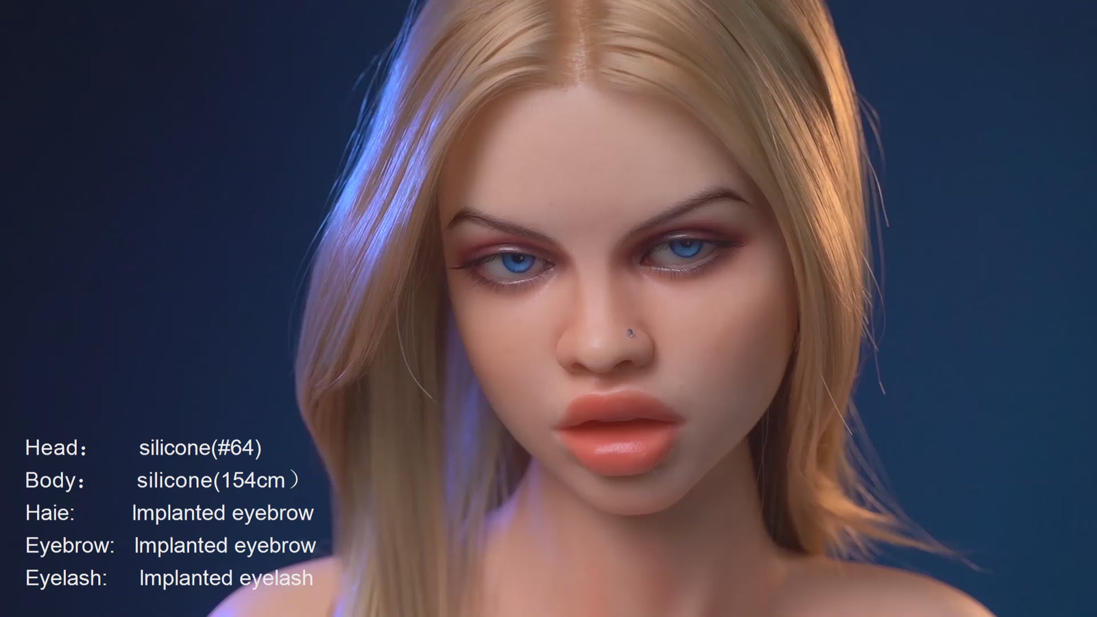 mejor amiga muñeca sexual (Jarliet 154 cm copa C de silicona)