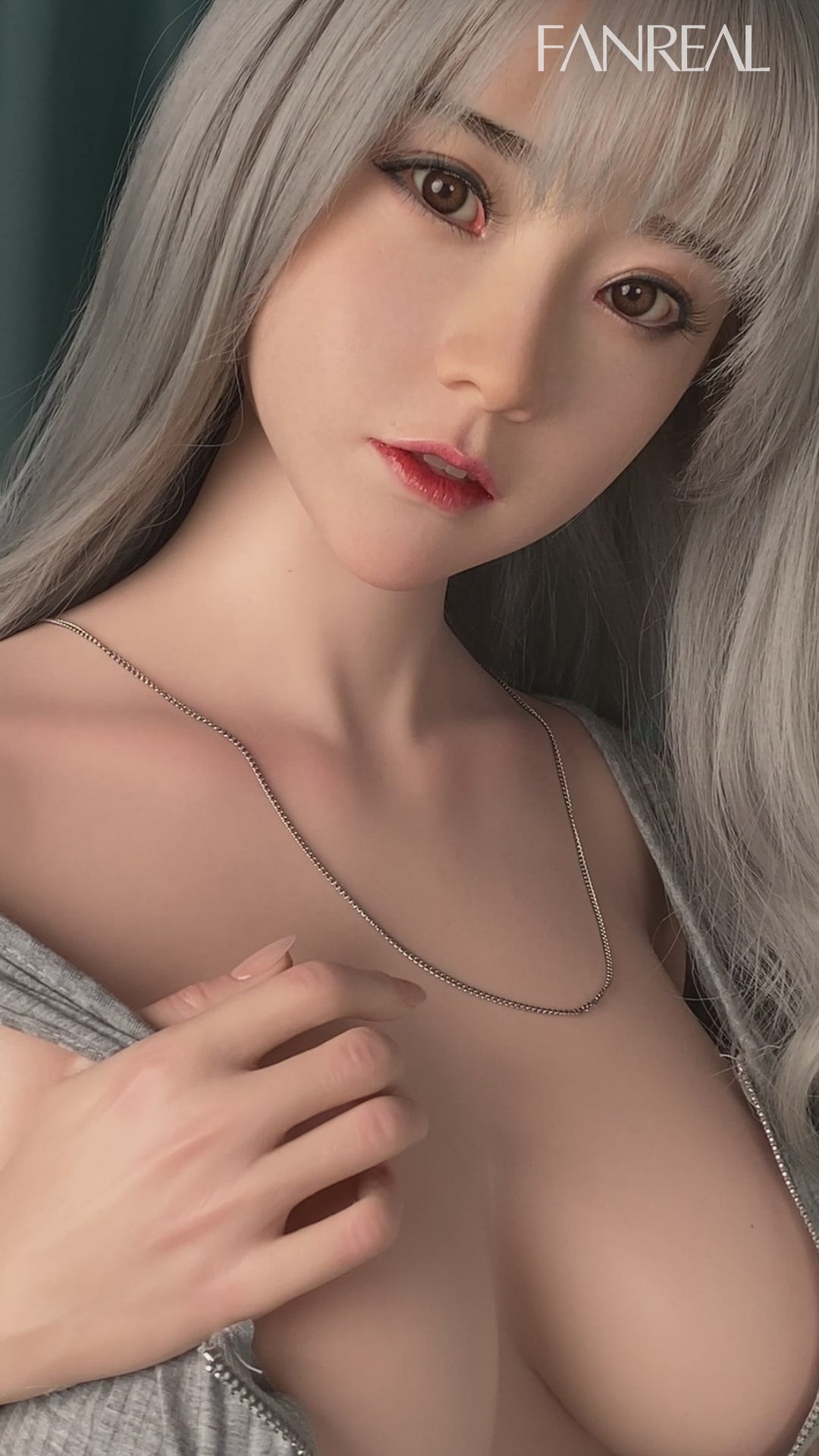 qian muñeca sexual (FanReal Doll 159 cm copa F silicona)