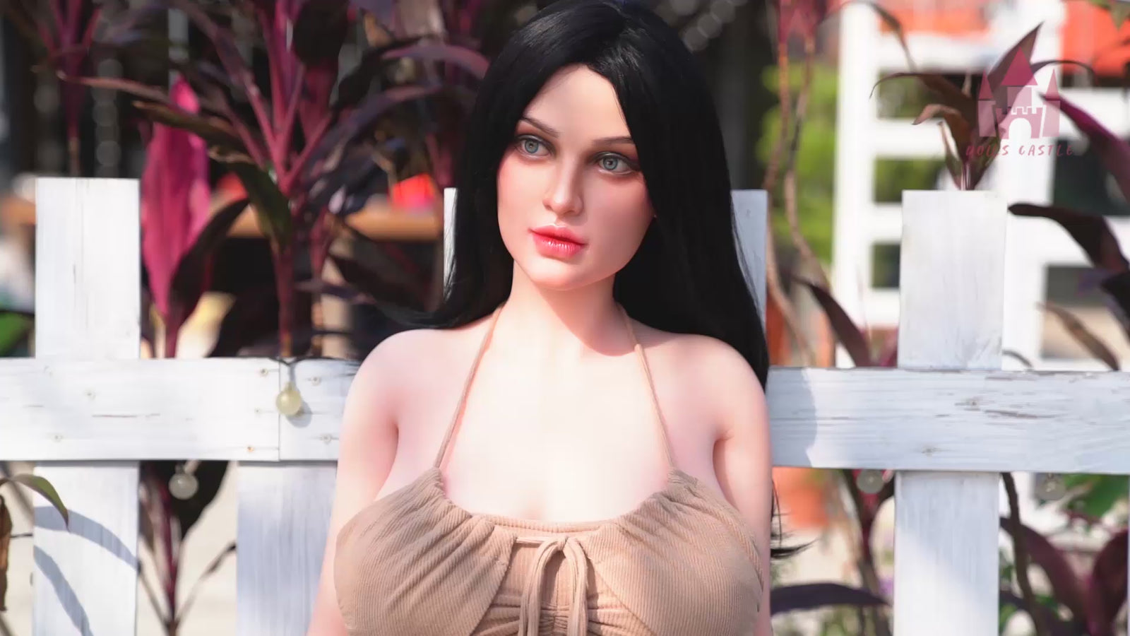 Boneca sexual com gorro (Dolls Castle Copo E de 155cm #S24 Silicone)