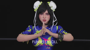 Chun Li muñeca sexual (FunWest Doll 155 cm F-CUP #032 TPE)