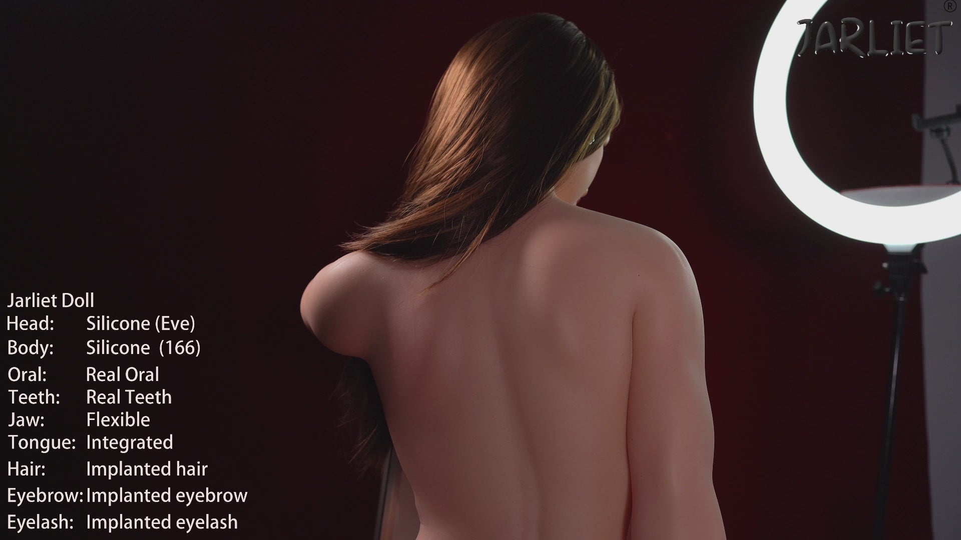 Boneca Sexual Eva (Jarliet Silicone para copo eletrônico de 163 cm)