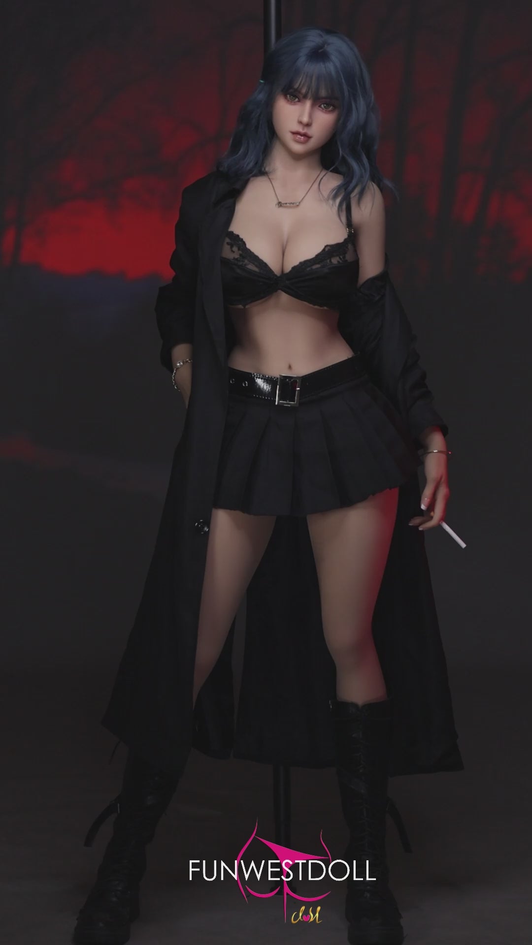 Boneca Sexual Lírio (FunWest Doll Copa G de 157 cm #036 TPE)