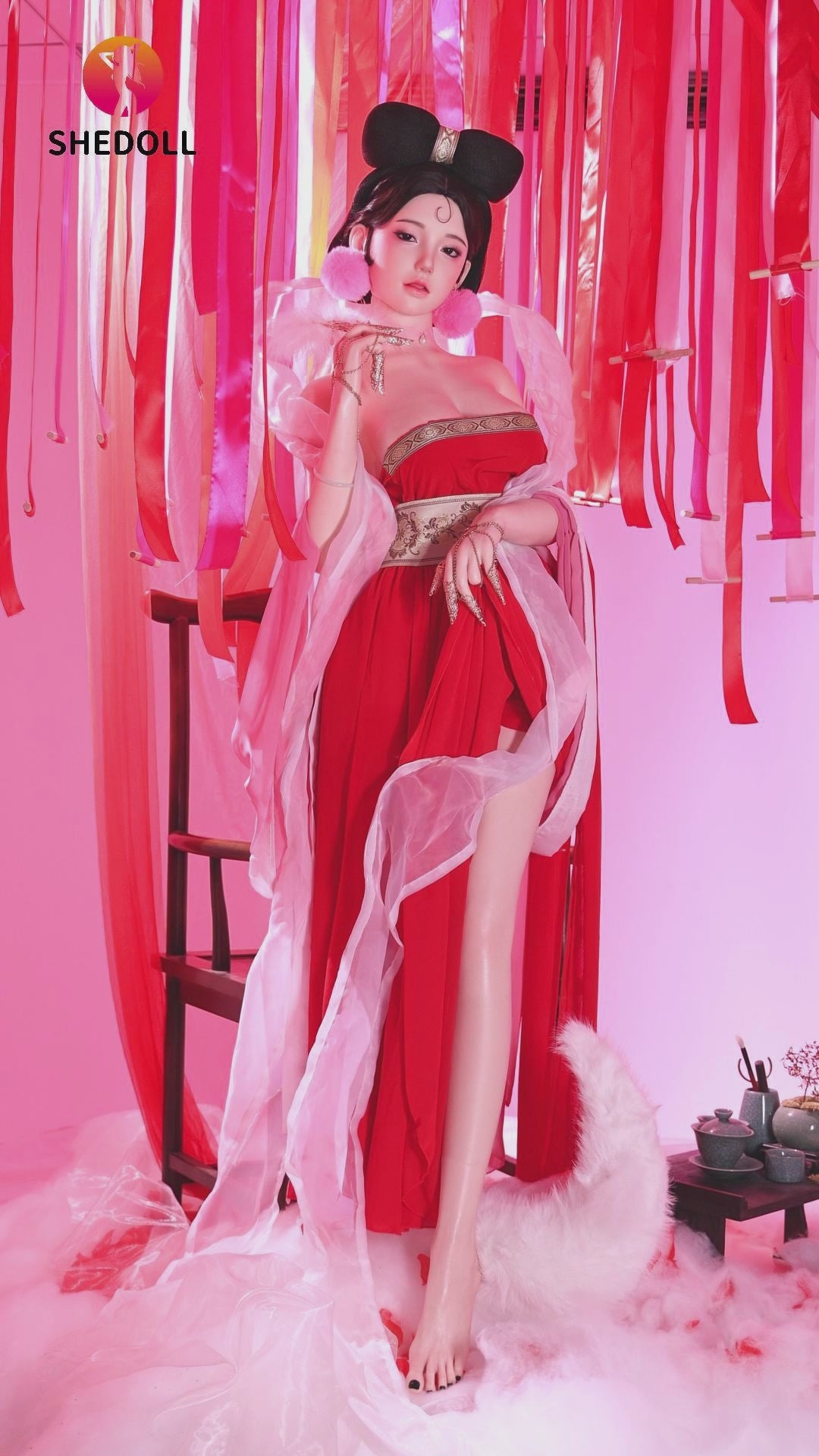 Vísperas muñeca sexual (SHEDOLL 168 cm D-Cup #SH193 2.0 Silicona)