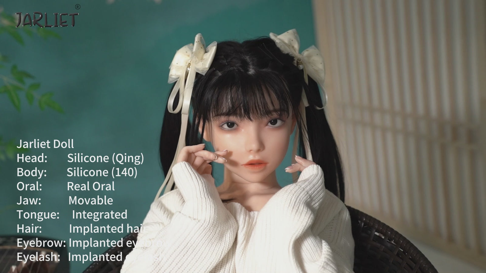 Boneca sexual Qing (Jarliet Silicone de copa C de 140cm)