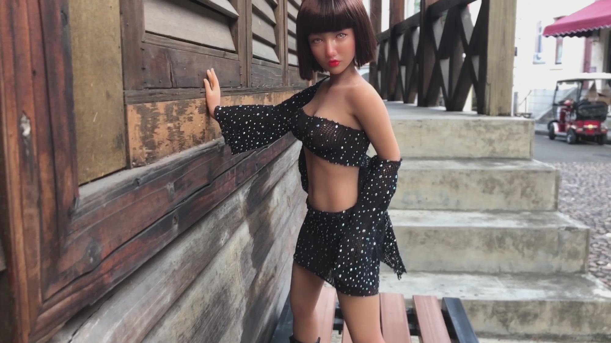 Raka muñeca sexual (Climax Doll Mini silicona de copa C de 60 cm)